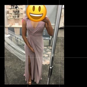 Mauve David’s Bridal Bridesmaid Dress